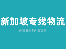 新加坡专线物流运输方式有哪些,多少天到新加坡?