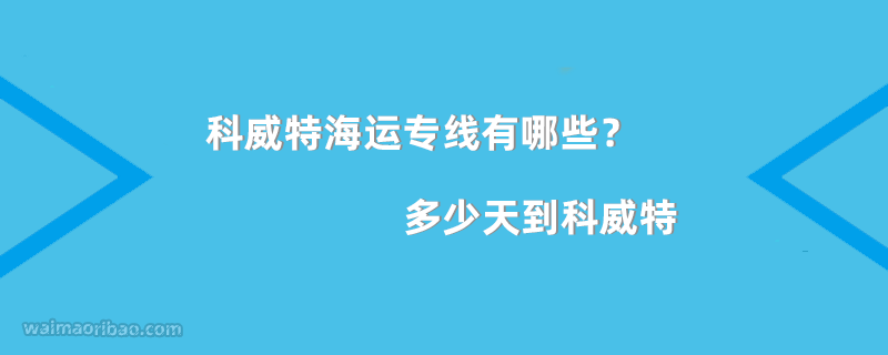 科威特海运专线有哪些,多少天到科威特?