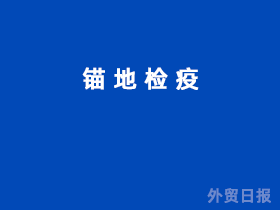 锚地检疫